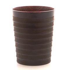 森嘉吉商店 フリーカップ 筋入象谷渕朱