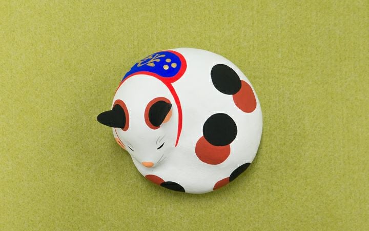 【張子工房ウスイ】高松張子　ねむり猫