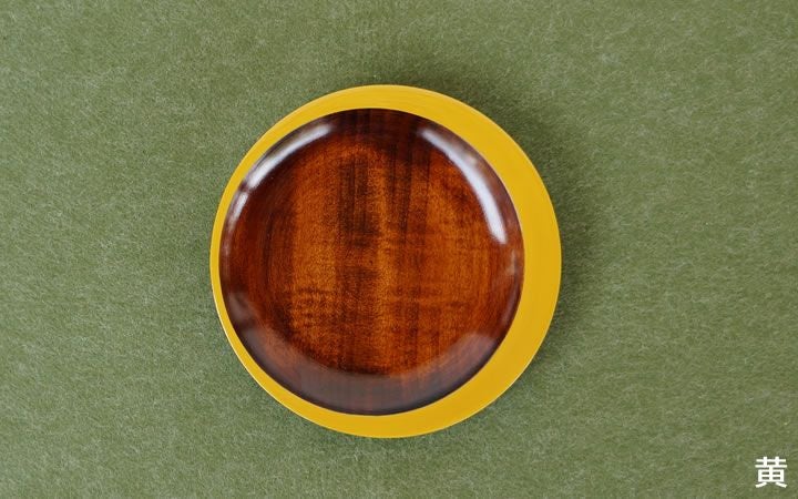 香川漆器【漆器山富】トレー　Mikazuki　S