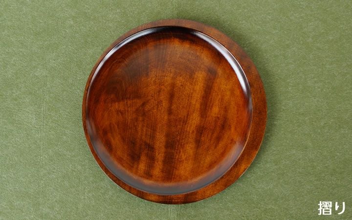 香川漆器【漆器山富】トレー Mikazuki M | 通販【栗林庵オンライン