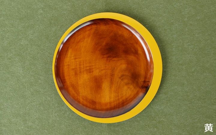 香川漆器【漆器山富】トレー　Mikazuki　M