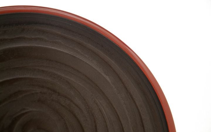 香川漆器【文新堂漆器工業(有)】丸盆象谷塗 24cm | 通販【栗林庵