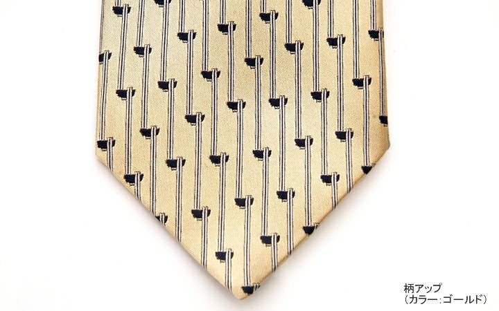 【かがわ物産館栗林庵】讃岐うどん柄ネクタイ(ノーマルタイプ)～♪うどんは続くよ、どこまでも♪