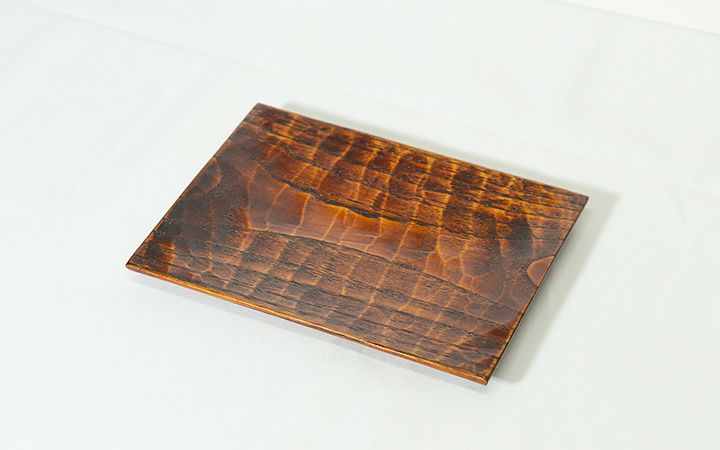 有)クラフト・アリオカ】栗材 拭漆 おにぎり皿(外箱無し) | 通販【栗林