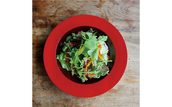 【(株)川口屋漆器店】カラーディッシュ　24cm