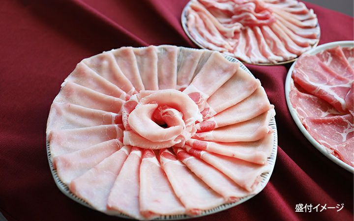 ※クール便、送料込※【(有)しゃぶ亭まる】オリーブ豚 ロース しゃぶしゃぶ用スライス500g