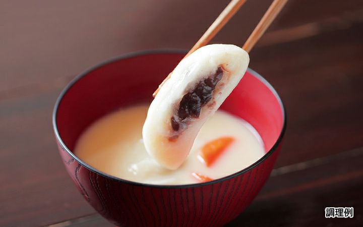冷凍※【ぶどうの木】讃岐あんもち雑煮4個入り | 通販【栗林庵