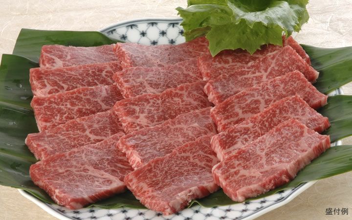 ※冷凍※【(株)カワイ】オリーブ牛　焼肉用　モモ、バラ(400g)