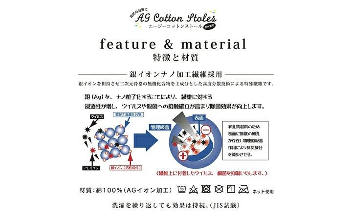 【(株)イチレン】Agコットンストール