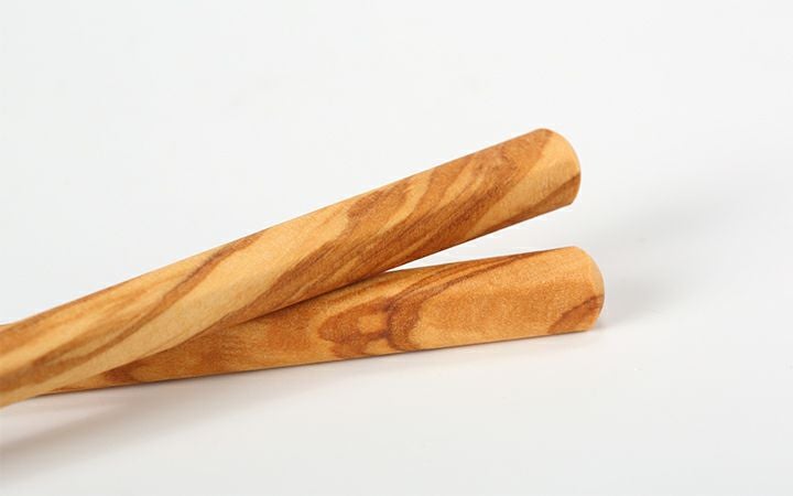 【小豆島ヘルシーランド(株)】オリーヴの木のお箸 2膳セット