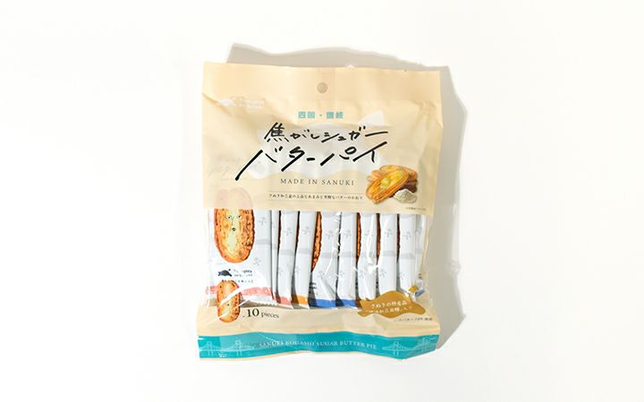 【ツジセイ製菓(株)】四国讃岐焦がしシュガーパイ10枚入